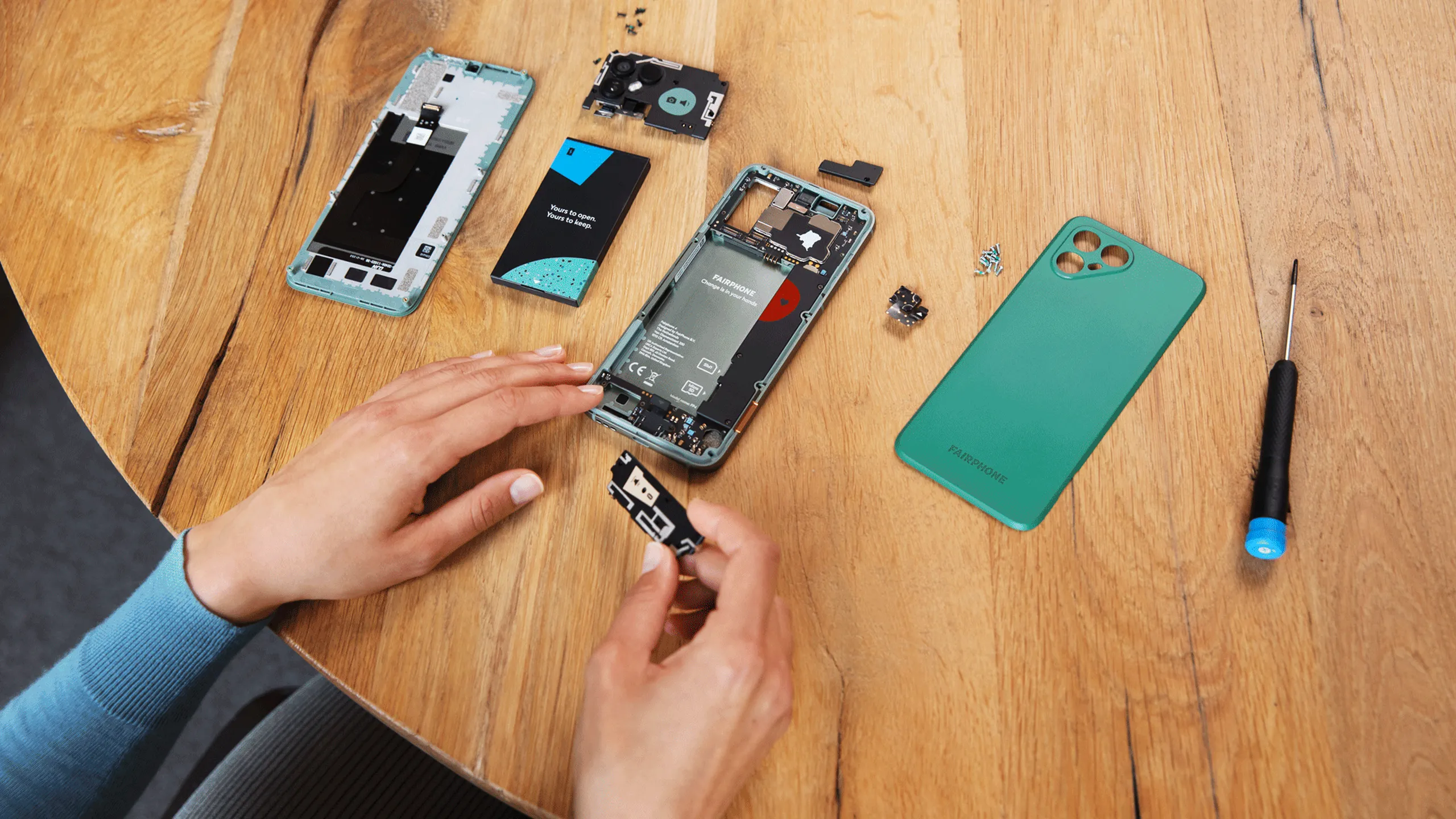 Behind-the-scenes of expert phone restoration